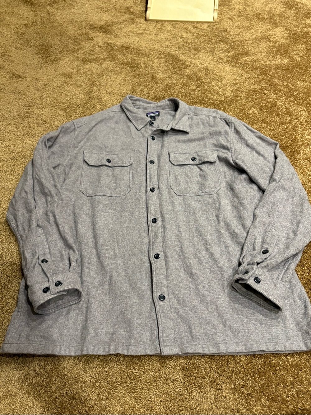 Patagonia Men's Long-Sleeved Fjord Flannel Shirt XL